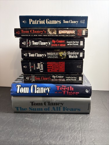 Tom clancy book lot - clancy, 8